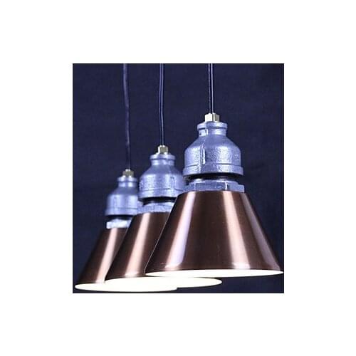 Nordic Loft Style Water Pipe Lamp Retro LED Pendant Light Fixtures For Dining Room Hanging Vintage Industrial Lighting