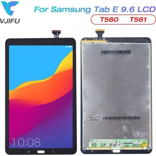 New For Samsung Galaxy Tab E 9.6 SM-T560 T560 SM-T561 LCD Display Touch Screen Digitizer Matrix Panel Tablet Assembly Parts