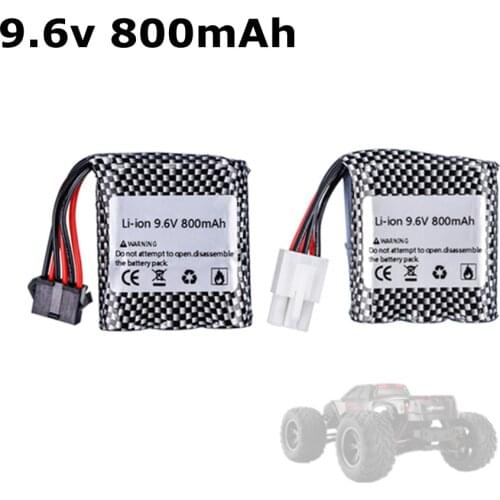 Original Hobby Hub 9.6V 800mAh Li-ion battery for 9115 S912 9116 high speed RC Truck RC car battery 9.6 v free shipping