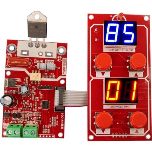40A/100A Spot Welding Machine Control Board Welder AC 110V 220V Transformer Controller Board Timing Current for NY-D01/NY-04