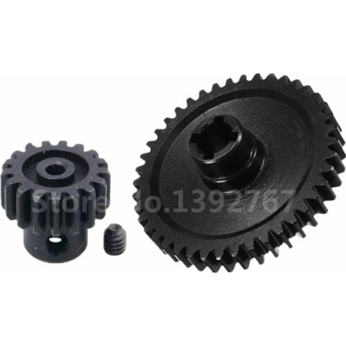 RC Car Wltoys For 1/18 Scale Models A949B A959B A969B A979B Metal Motor Gear 17T & Engine Diff. Main Gear 42T Reduction Gears