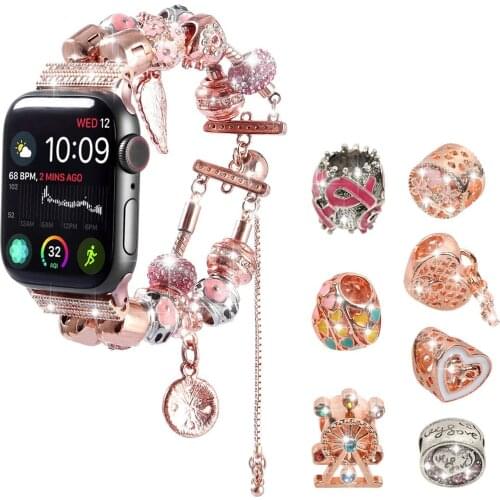 11 style DIY watch strap for apple watch series 6 5 4 band 44mm 40mm iwatch bands 38mm 42mm Braided Solo Loop bracelet watchband