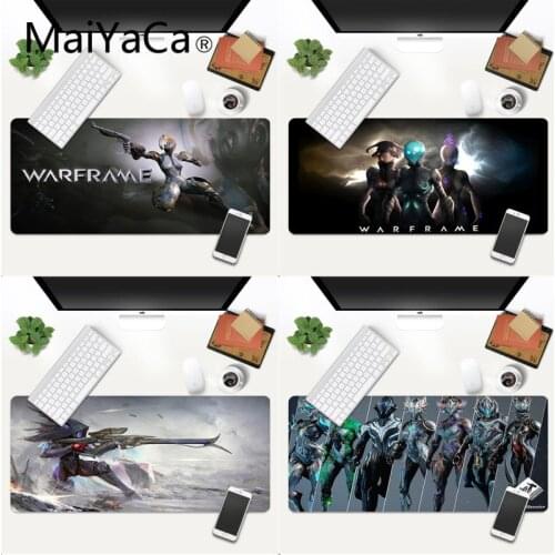 MaiYaCa Hot Sales cartoon warframe Rubber Pad to Mouse Game Gaming Mouse Pad gamer Large Deak Mat 800x300mm for overwatch/cs go