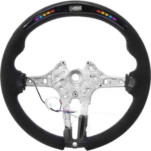 For M Performance Suede LED Race Digital Display Steering Wheel Fit for M3 F80 M4 M2 F20 F22 F30 F32 M