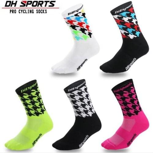 Cycling Socks (3 Pairs/lot) DH SPORTS/DH015 Nylon Men Sports Socks Basketball Outdoor Hiking Socks