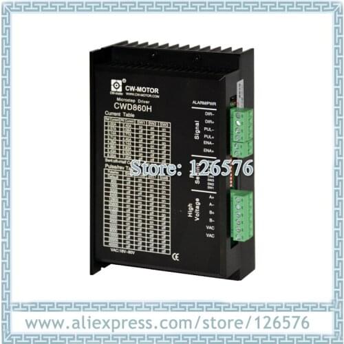 High quality 2 phase Digital stepper motor driver CWD860H 60-100VDC/40-80VAC 7.2A 32bit DSP stepping drive