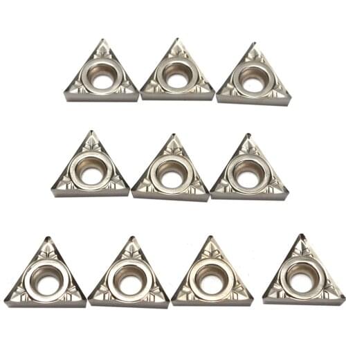 1/10Pcs TCGT110204 AK H01 TCGT21.51-AK H01 Aluminum Cutter Blade Turning Tools Carbide CNC Insert Lathe Cutting Tool