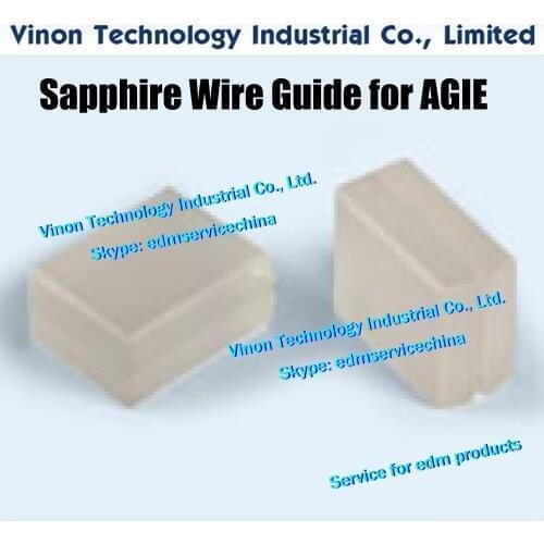 158.303, 170.973, 158.313 edm Sapphire Wire Guide d=0.20mm for Agie DEM 315 machine 158.303.8, 170.973.2, 158.313.7