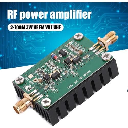 2-700M 3W HF FM VHF UHF FM Transmitter Broadband RF Power Amplifier Digital Accessory PUO88