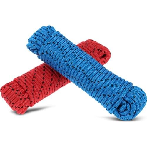 20m High Strength Woven Paracord Rope for Outdoor Hiking Climbing Rope mountaineering Emergency Rescue 8mm 100kg