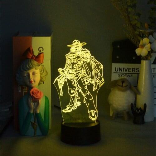 3D Led Game Overwatch Indoor Lighting Room Decor Lamps For Table Gift Cute Room Decor Table Lamp Home Decoration