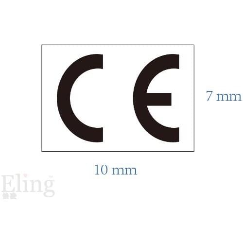50000pcs/lot 10x7mm CE authentication Self-adhesive paper label sticker for quality control, Item No.FA09