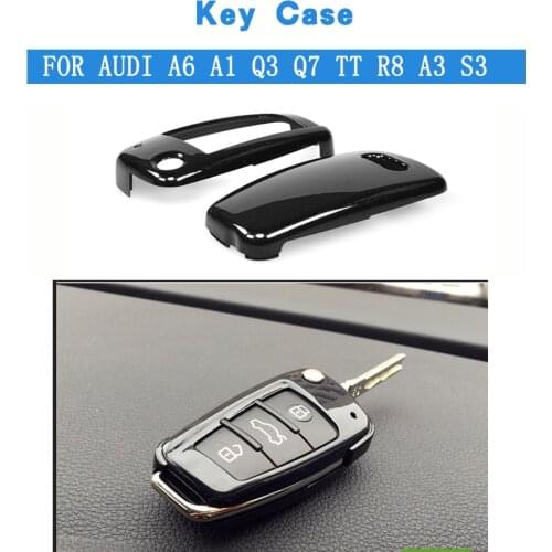 ABS Remote Auto Key Shell Cap Protection Cover key Case For Car for Audi A6 A1 Q3 Q7 TT R8 A3 S3 Car Accessories