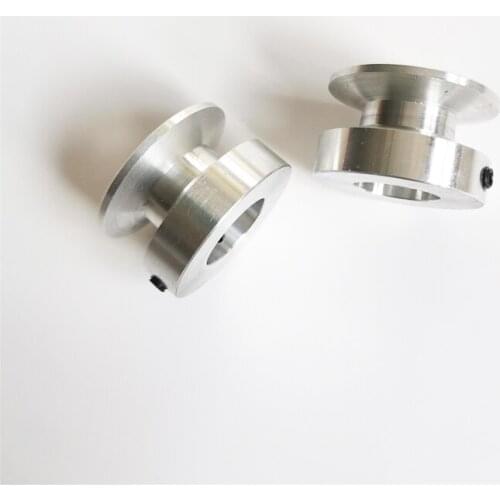 Aluminum Alloy 40mm Single Groove Motor Belt Pulley Driving wheel