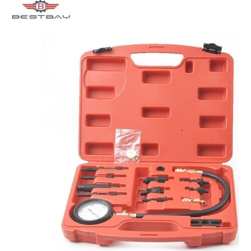 Car Diesel Engine Cylinder Presssure Diagnostic Tester Tool Auto Compression Detector Tool Kit