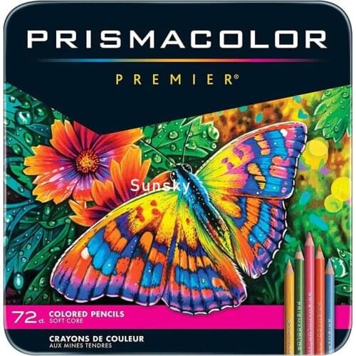 Prismacolor Premier Coloured Pencils - Soft Core, 72 or 150 Assorted Colours Genuine, High Quality Prismacolor sanford Coloring