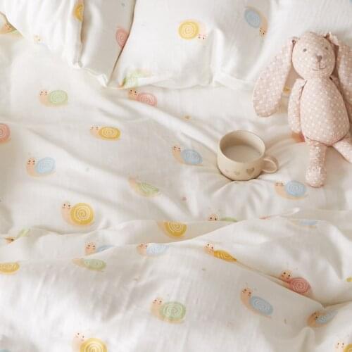 2.5m Double-Layer Cotton Fabric Babys summer light soft breathable sweat absorbing bed sheet fabric