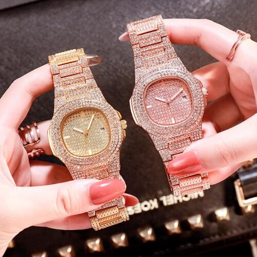FreeHaoo Women's Watches With Rhinestones