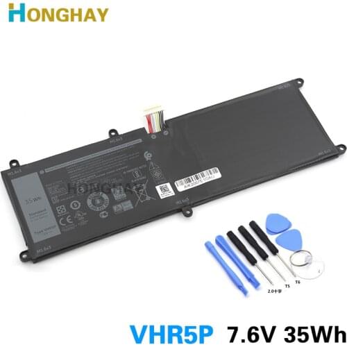Honghay New VHR5P Laptop battery For DELL Latitude 11 5175 Tablet battery XRHWG RHF3V 7.6V 35WH