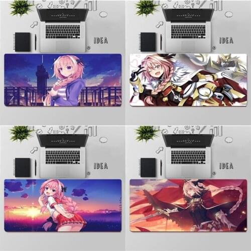 Maiya Top Quality Astolfo Fate anime Gaming Player desk laptop Rubber Mouse Mat Free Shipping Large Mouse Pad Keyboards Mat