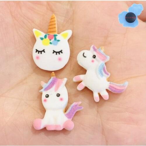 Cute Single Sale Rainbow Unicorn Resin Shoe Charms Shoe Buckle Decoration Croc Jibz Fit Bracelets Accessories Kids X-mas Gifts