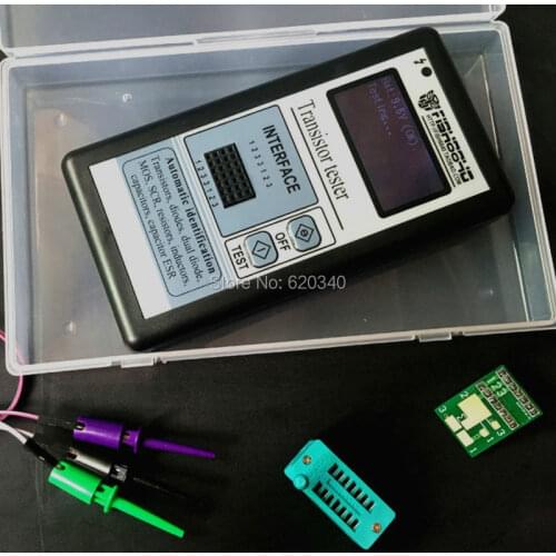 English interface Digital ESR Meter M328 Transistor Tester Diode Triode Capacitance MOS/PNP/NPN L/C/R Multifunction TESTER METER