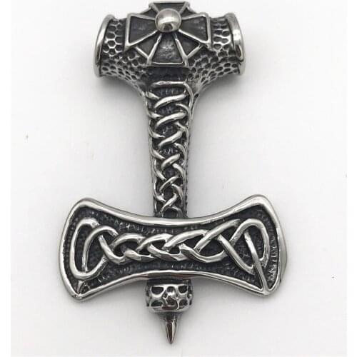 New style men 316 stainless steel cross pendant Send leather rope necklace