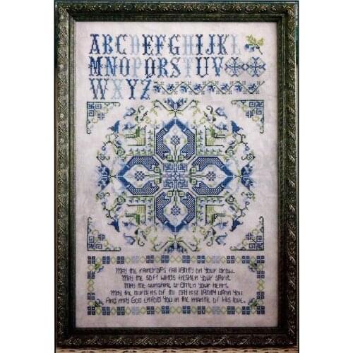 Puzzle Flowers Garden 40-58 Cross Stitch Set Cross-stitch Kit Embroidery Needlework Craft Packages Fabric Floss