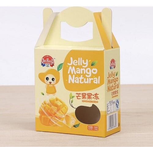 Wholesale customized print logo hard paper child black packaging boxes with handle,Food Packaging Boxes ---PX10704