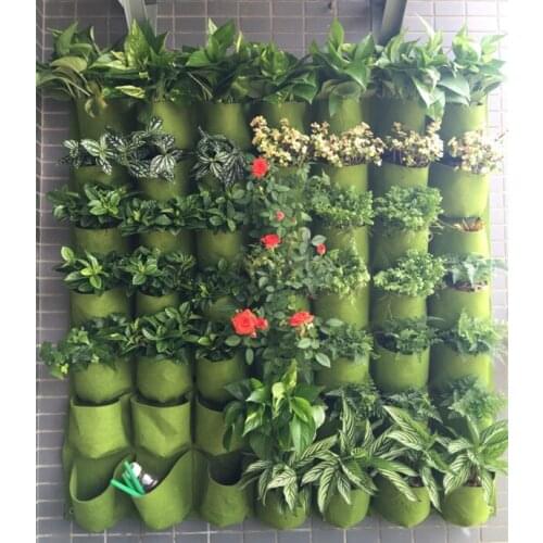 New Pocketgarden Hanging Plant Pots Wall Pot Vertical Garden Flower Pots and Planter Hanging Pots Planter garden supplies