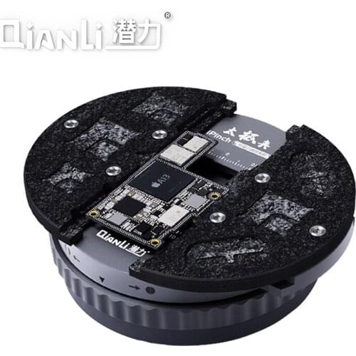 Qianli iPinch IC Chip Motherboard Fixture Universal Temperature Resistant Mainboard Holder Turnable Glue Removal Double Axis Too