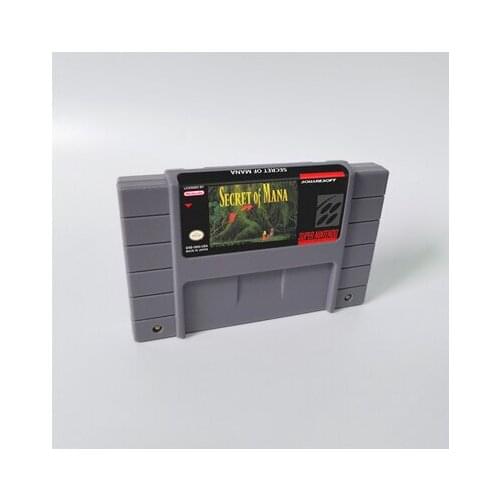 Secret of Mana or Secret of Mana 2 - RPG Game Card US Version English Language Battery Save