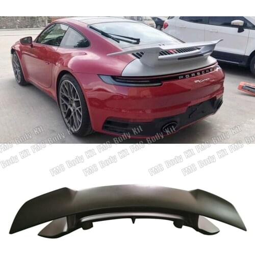 Real Carbon Fiber Rear Trunk Lip Spoiler Wing Fits For Porsche Panamera 911 2019 2020 2021