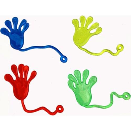 10Pcs/lot Kids Party Supply Favors Mini Sticky Jelly Stick Slap Hands Toy Party Little Gifts Random Color