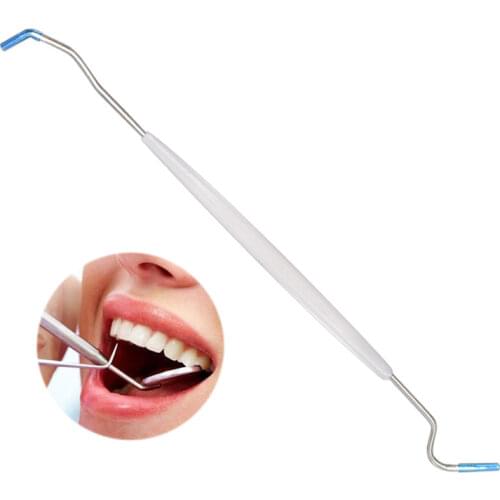 10pcs Dental Explorers Double Hook Disposable Dental Teeth Explorer Dentist Probe Materials Dentist Tool