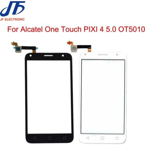 10pcs/lot Touch panel For Alcatel One Touch PIXI 4 5.0 OT 5010 5010D 5010E 5010G 5010S 5010X Touch Screen Digitizer Glass