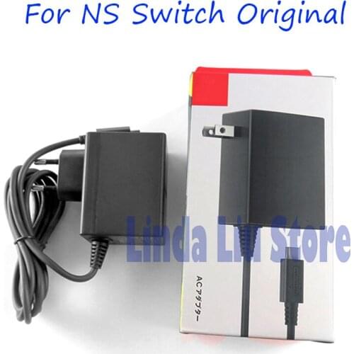 3pcs Original AC Adapter US EU UK plug wall travel charger for Nintend switch NS console USB type C power supply charging