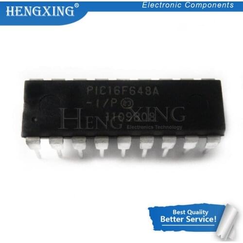 5pcs/lot PIC16F648A-I/P PIC16F648A 16F648A-I/P 16F648A DIP-18 In Stock