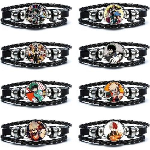 Anime My Hero Academia Charm Hand Chain Wristband Wrist Strap Bracelet Jewelry Ornament Gift