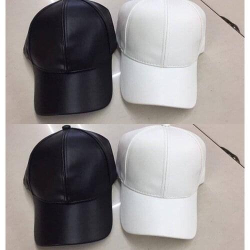 Blank Pu Baseball caps