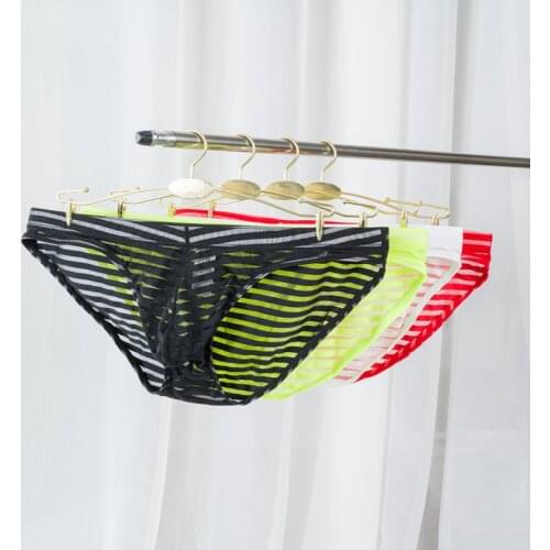 FULSURPRIS Men's Transparent Briefs