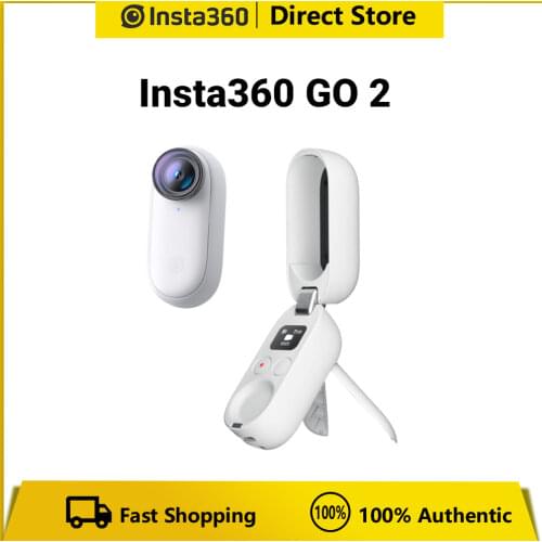Insta360 GO 2 Small Action Camera Weighs 1 oz Waterproof Stabilization POV Capture with Charge Case Wearable Camera Accessories