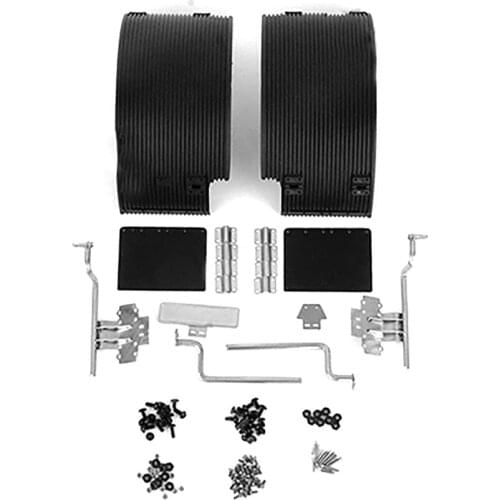 Metal Hollow Mudguard RC Car Rear Light Stand Guard Board Upgrade Parts for 1/14 Model Toy Dump Truck Tamiya Tractor Volvo