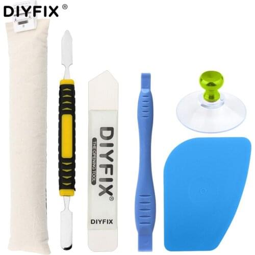 6Pcs Ufix Split Screen Heat Melting Bags Strip Disassemble Tool For iPhone Screen Remover Melt Adhesive With Knife Pry Card