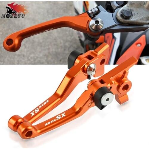New Orange For 85SX 85sx 2003-2012 2011 2010 CNC Aluminium Accessories Motorcycle Dirt Bike FLEX Pivot Brake Clutch Levers