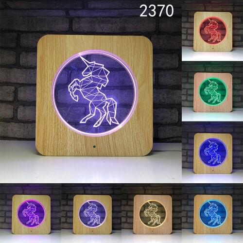 New night light new strange electronic gift usb touch sensor table lamp led seven colorful night lamp