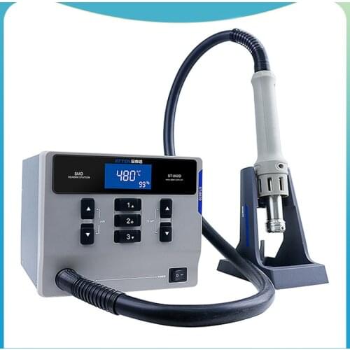 ATTEN ST-862D 1000W Hot Air Gun Digital Display BGA Rework Station Automatic Sleep Mobile Phone Repair Desoldering Station