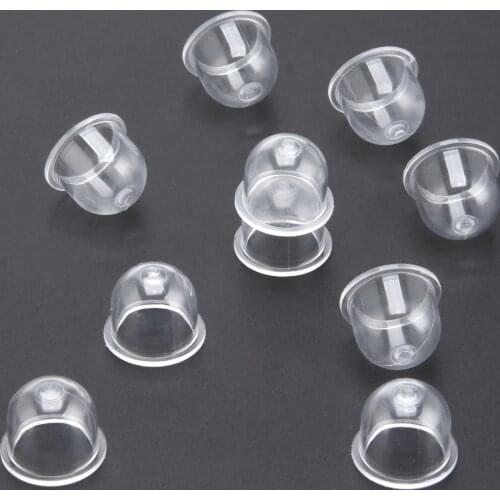 10Pcs 15mm Chainsaw Carb Primer Bulbs Cap Small Fuel Pump Carburetor Spare Parts For Blower Trimmer Brushcutter OD*ID*H=19*14*15