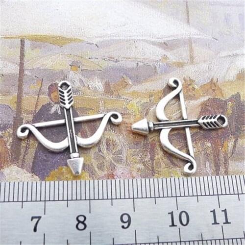 Arrow Charm Pendants Jewelry Making Finding DIY Bracelet Necklace Earring Accessories Handmade 5pcs