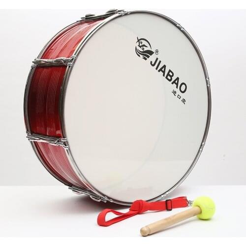 Red Edge large snare drum Young Pioneer Brigade drum student drum atmospheric red drum spot 22-inch percussion instrument